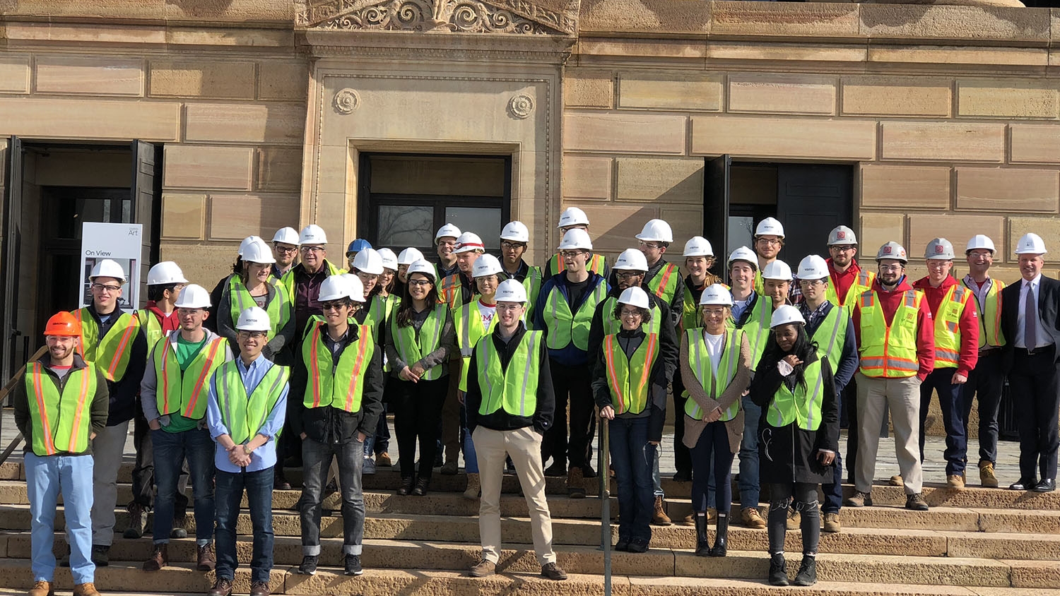 Engineers tour the core Temple University College of Engineering