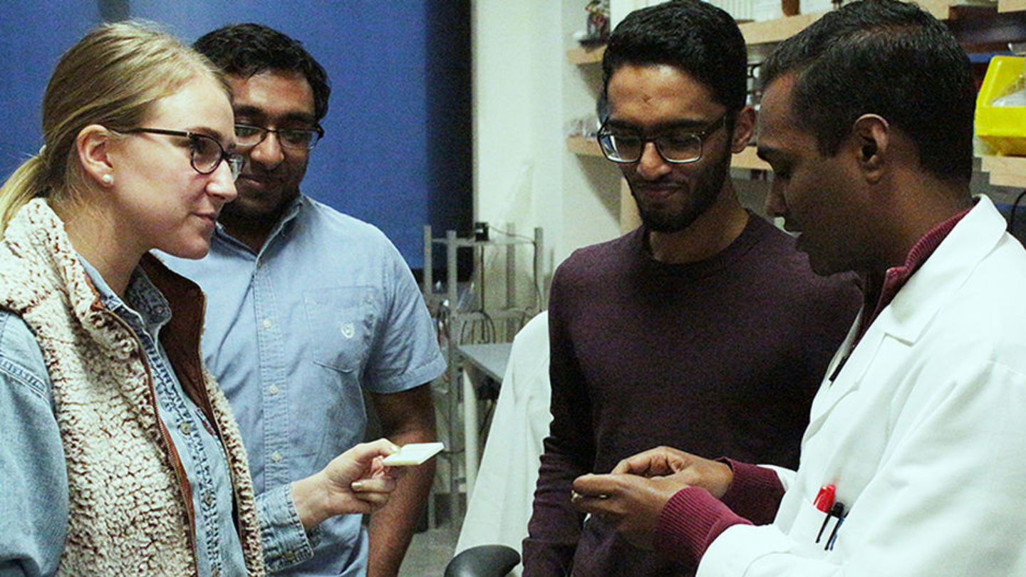 students in lab 